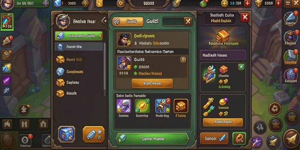 Screenshot memperlihatkan menu kustomisasi karakter yang menarik.