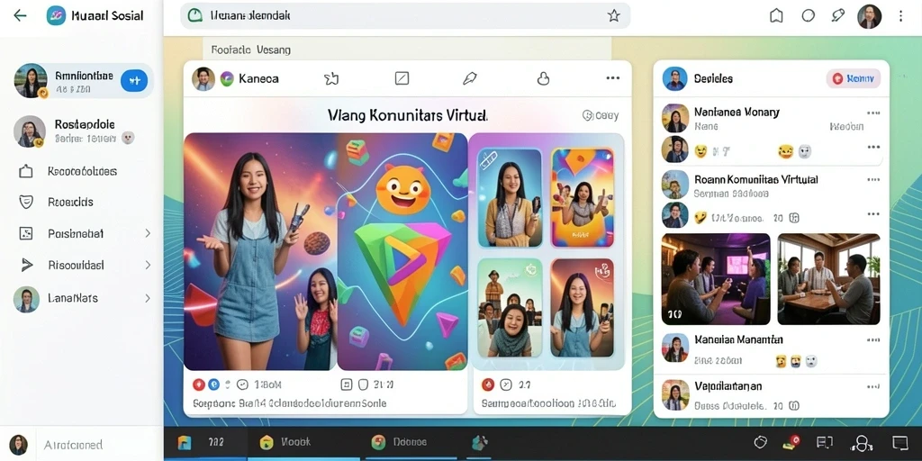 Screenshot dari komunitas aktif dalam BETON999.