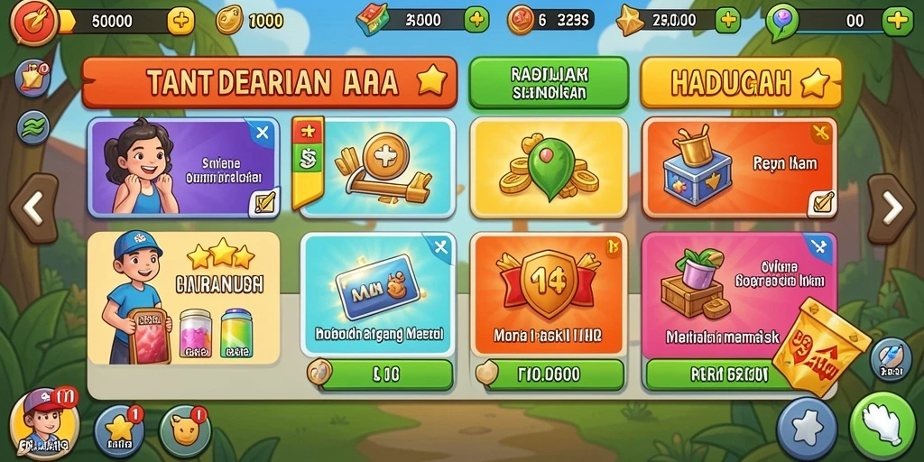 Menu antarmuka yang intuitif dan mudah digunakan.
