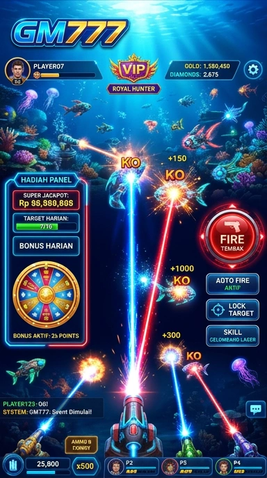 gm777 — layar beranda